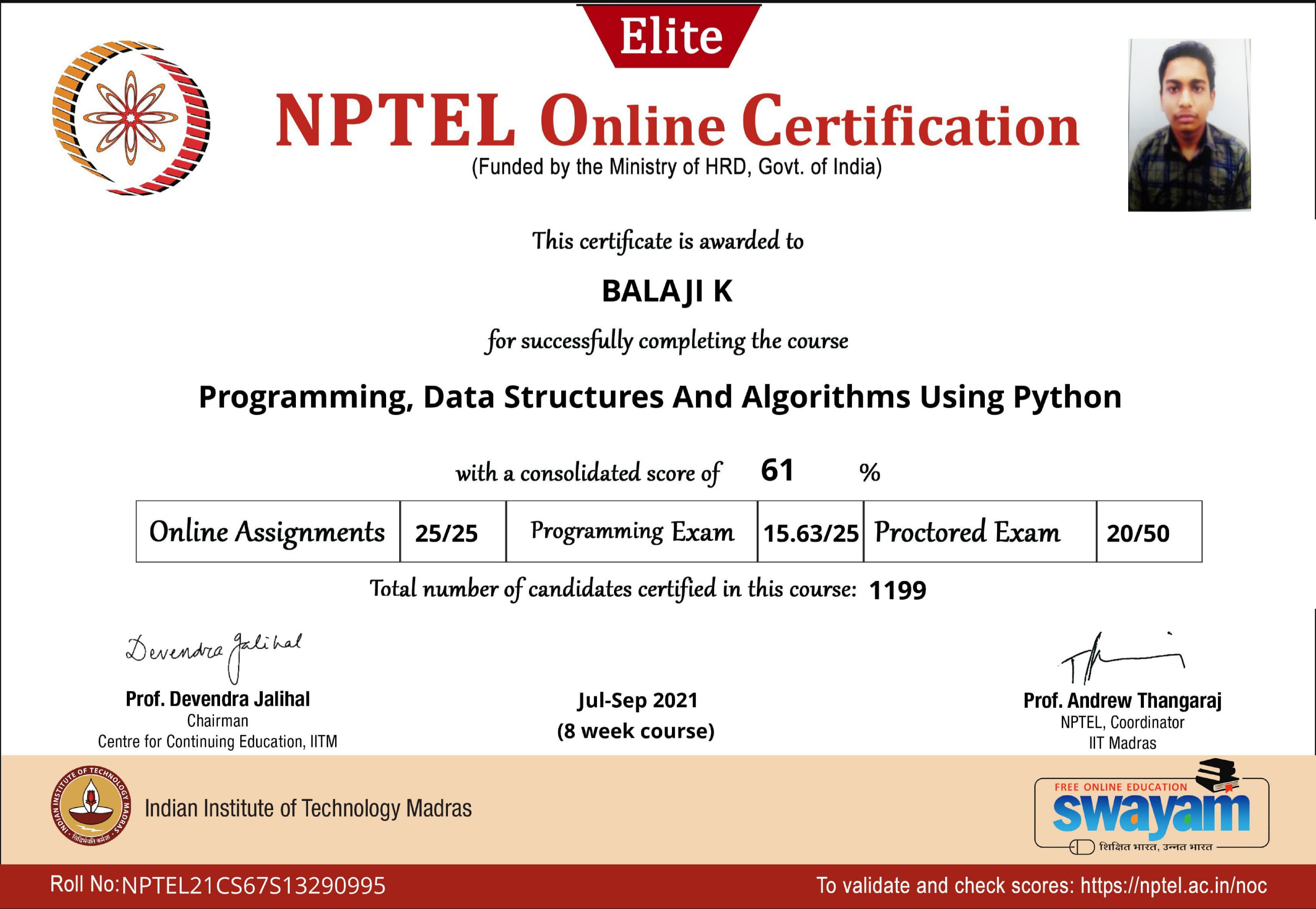 Certification 1